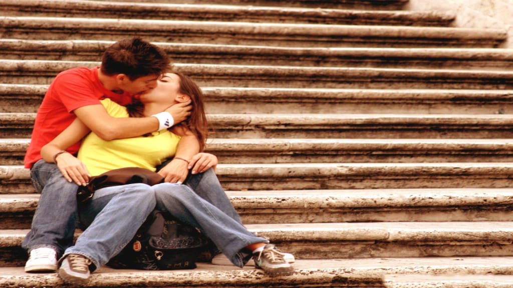 The reasons humans started kissing