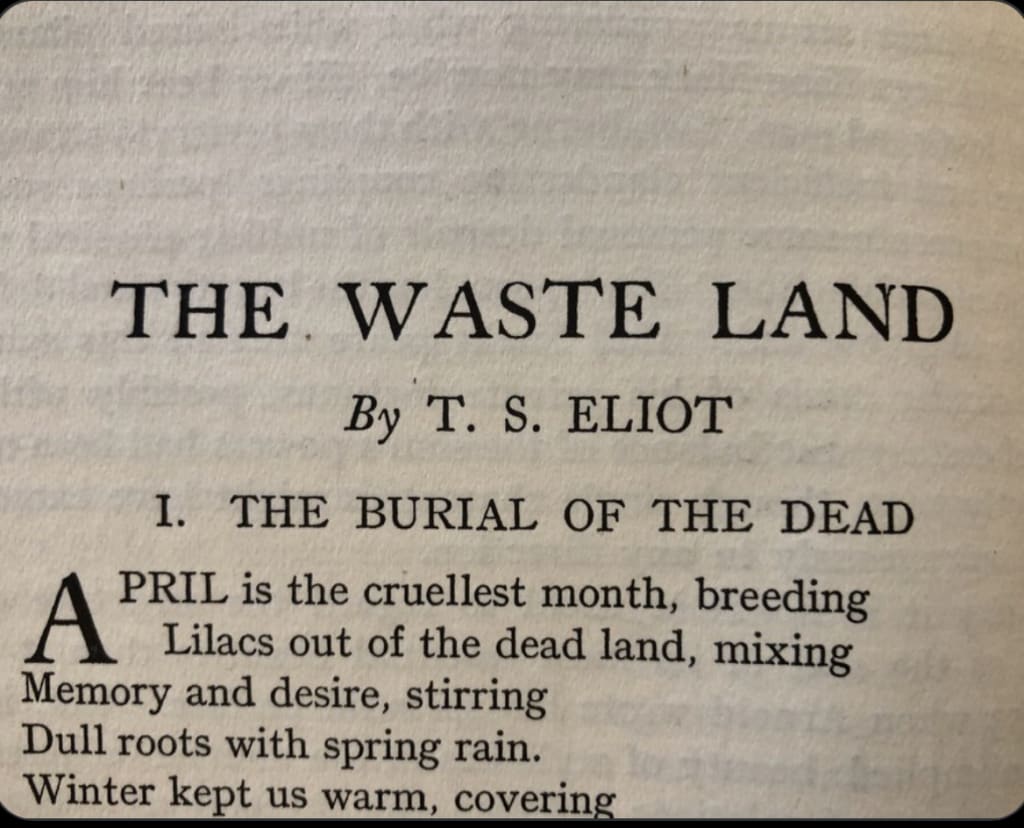 Analysis of the Poem 'The Waste Land' by T.S. Eliot - Owlcation