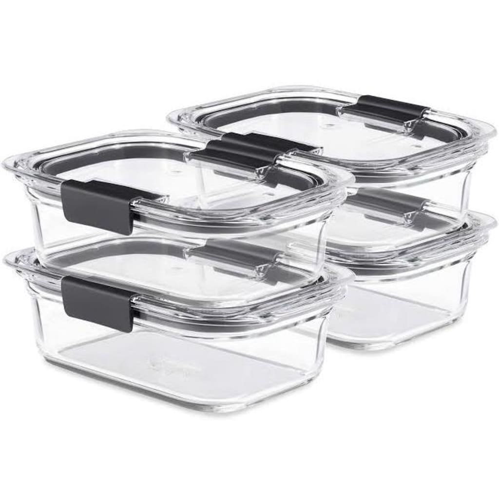 Rubbermaid Brilliance 18pc Glass Food Storage Container Set Food