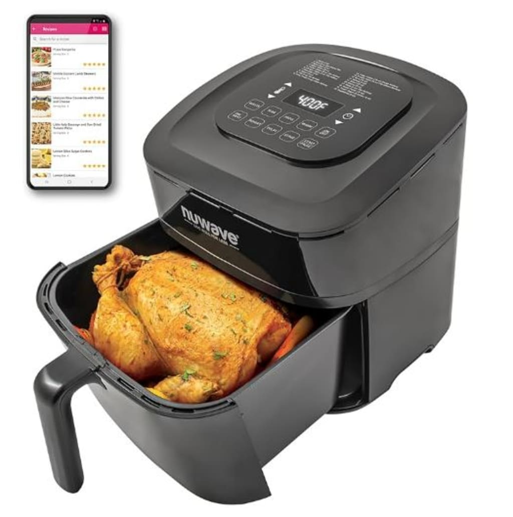 NuWave Brio 6-Quart Digital Air Fryer with One-Touch Digital