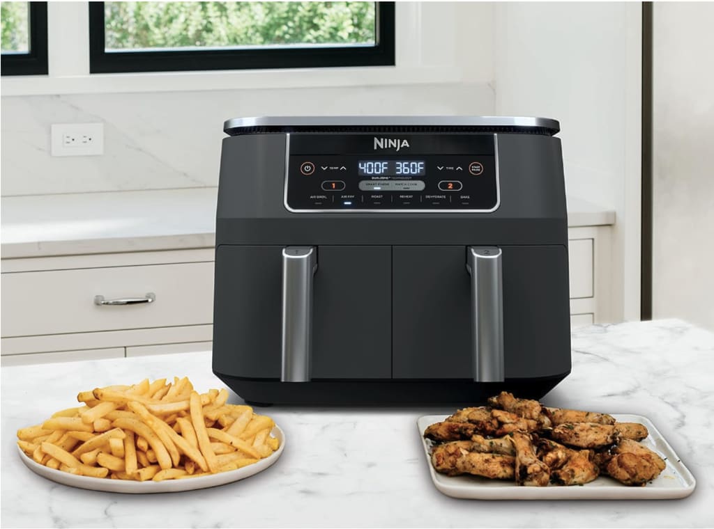 COSORI Air Fryer Pro LE 5-Qt Airfryer, Quick and Easy, UP to 450℉, Quiet,  85% Oil less, 130+ Recipes, 9 Customizable Functions, Mini Pizza Oven