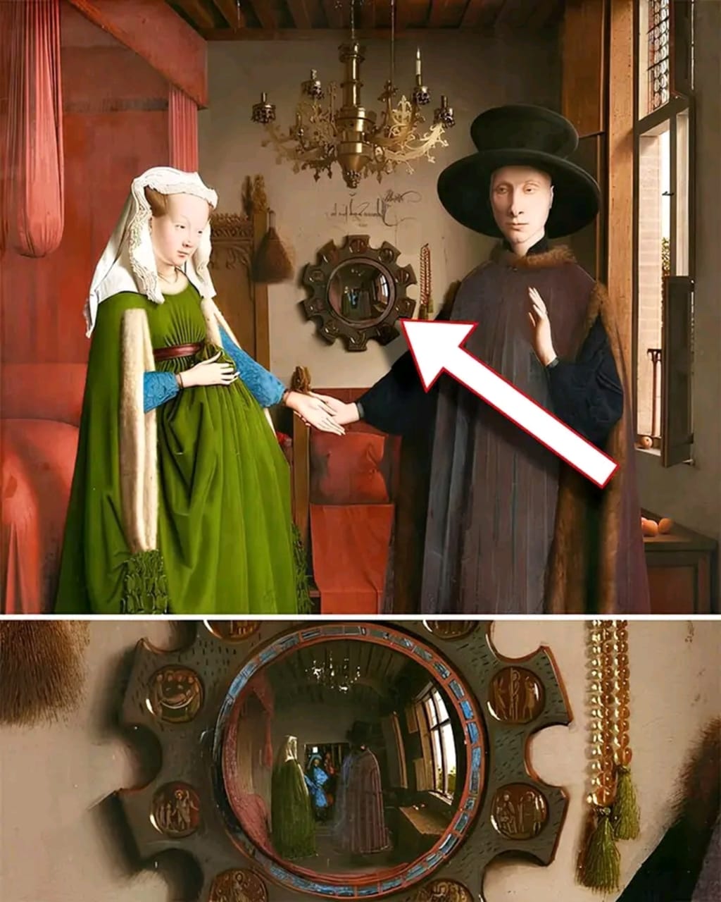 The Mystery and Mastery of Jan van Eyck's Convex Mirror in The