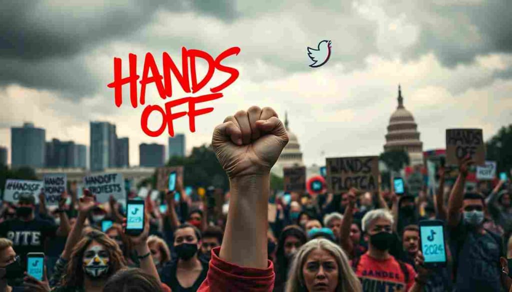 Hands Off" Protests Go Viral: How Social Media . | The Swamp