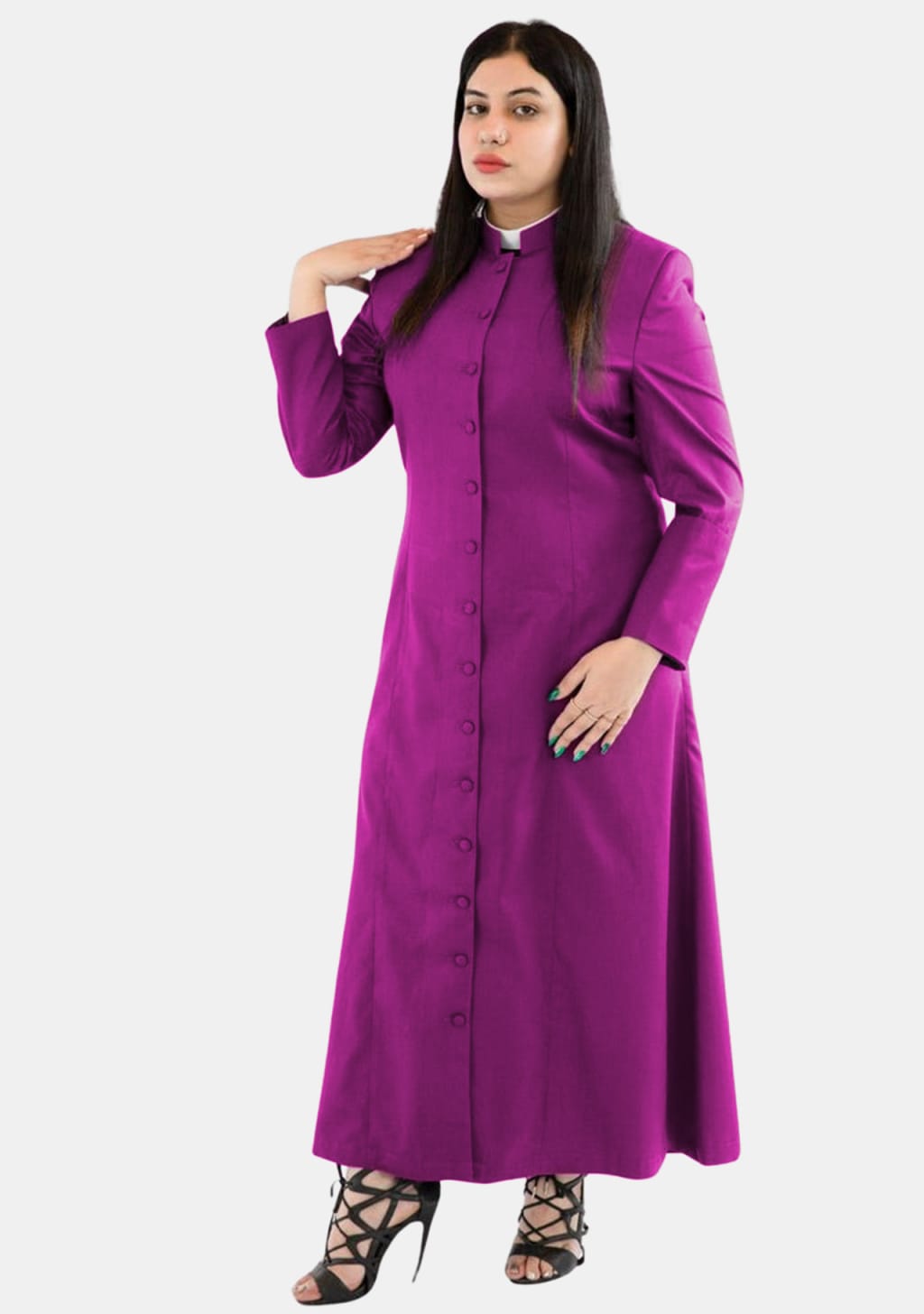 Plus Size Female Clergy Attire Ladies Clergy Cassock For Women In Sleek Design Holy Clergy Plus Size Female Clergy Attire Ladies Clergy Cassock For Women In Sleek Design Holy Clergy