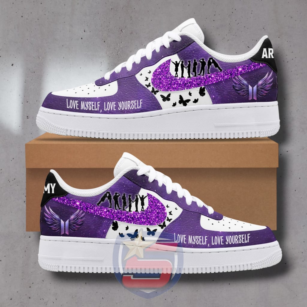 bts custom air force 1
