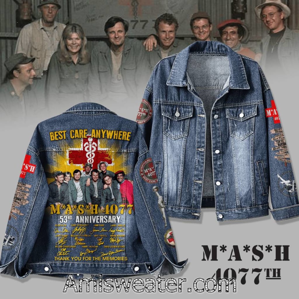 A Piece of TV History: The M*A*S*H 53rd Anniversary Denim A Piece of TV History: The M*A*S*H 53rd Anniversary Denim