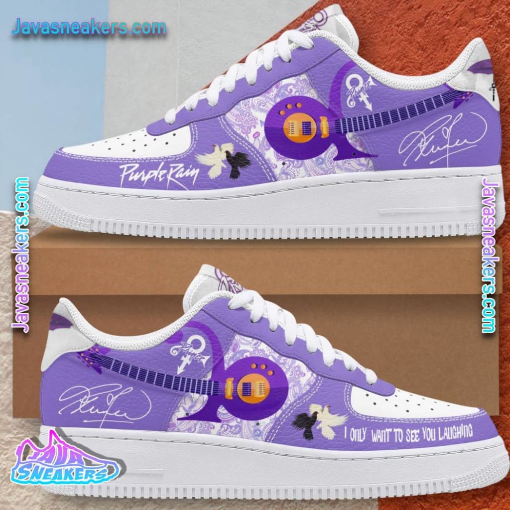 purple rain air force ones