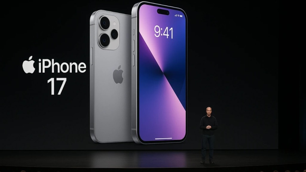 Close-up of iPhone 17 Pro features