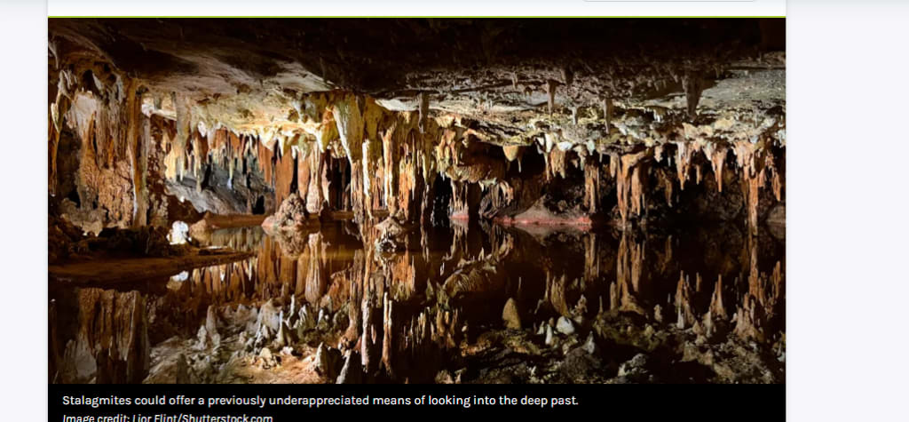 The oldest known stalagmite, which dates back 289 million years