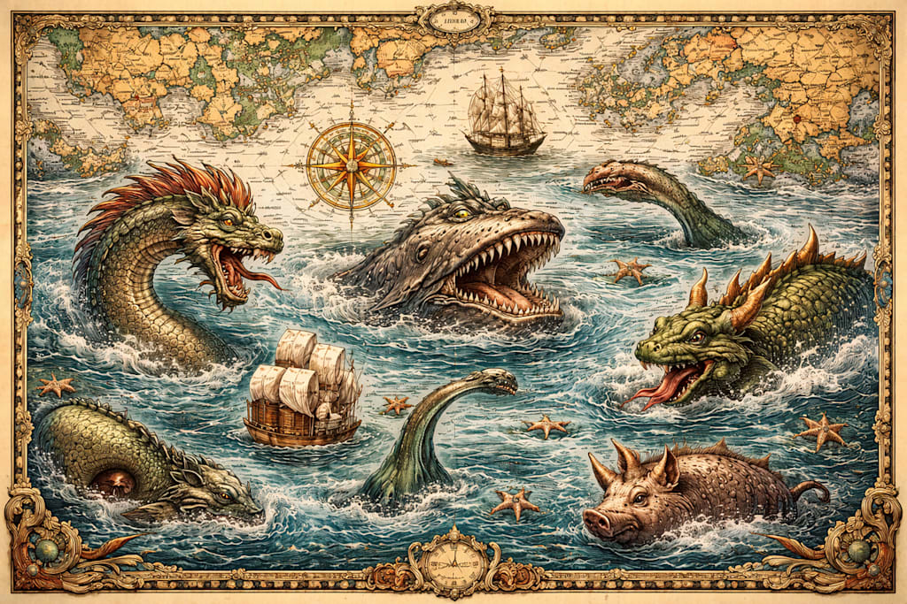 The Secret of Old Maps and the Mystery of Their Monsters | History