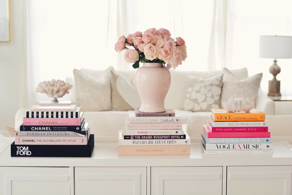 Unique Great Quality Fashion Designer Coffee Table With Book