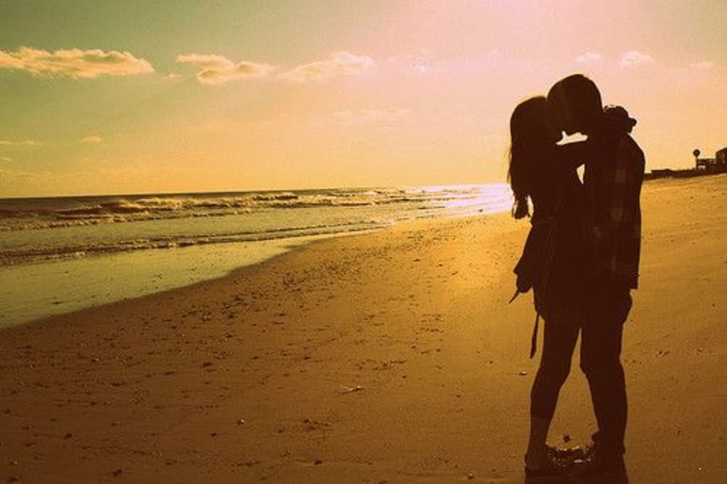 Love and Long Distance Romantic Relationship for Boy, Girl Stock