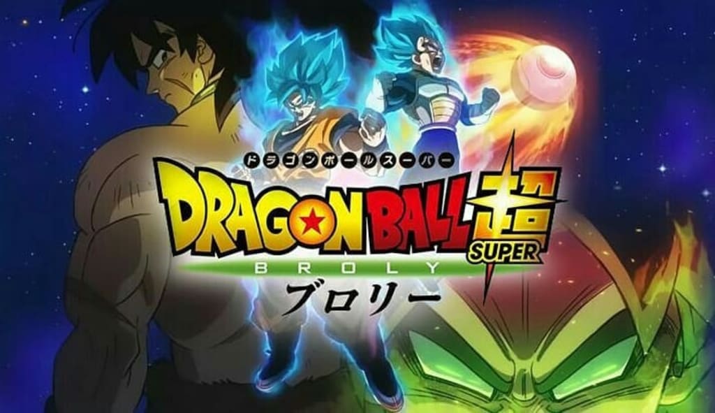 Poster dragon ball super broly anime version, dragon ball manga super broly  