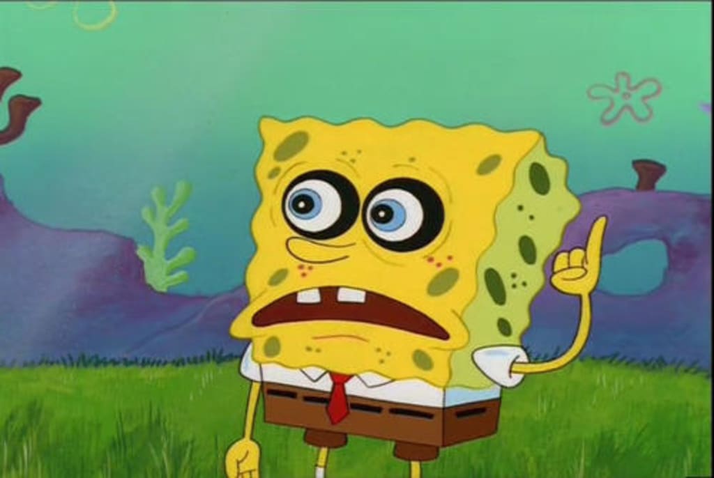 Spongebob Squarepants Sad Trying Not To Cry GIF