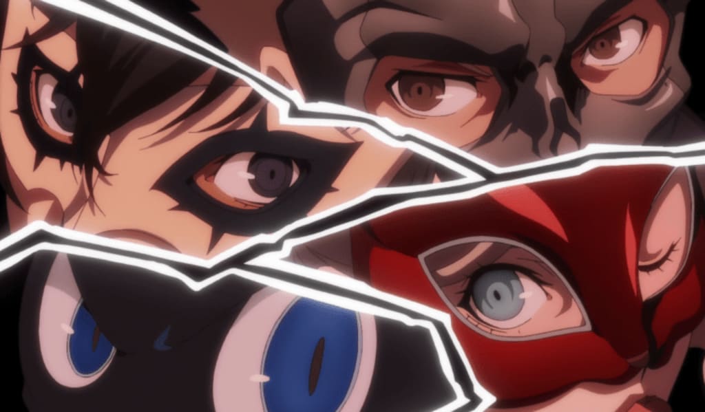 Red Anime Eyes 01 - Confusion