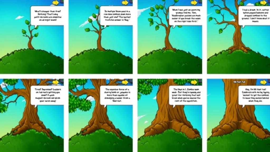 Plants Vs Zombies TREE OF WISDOM 