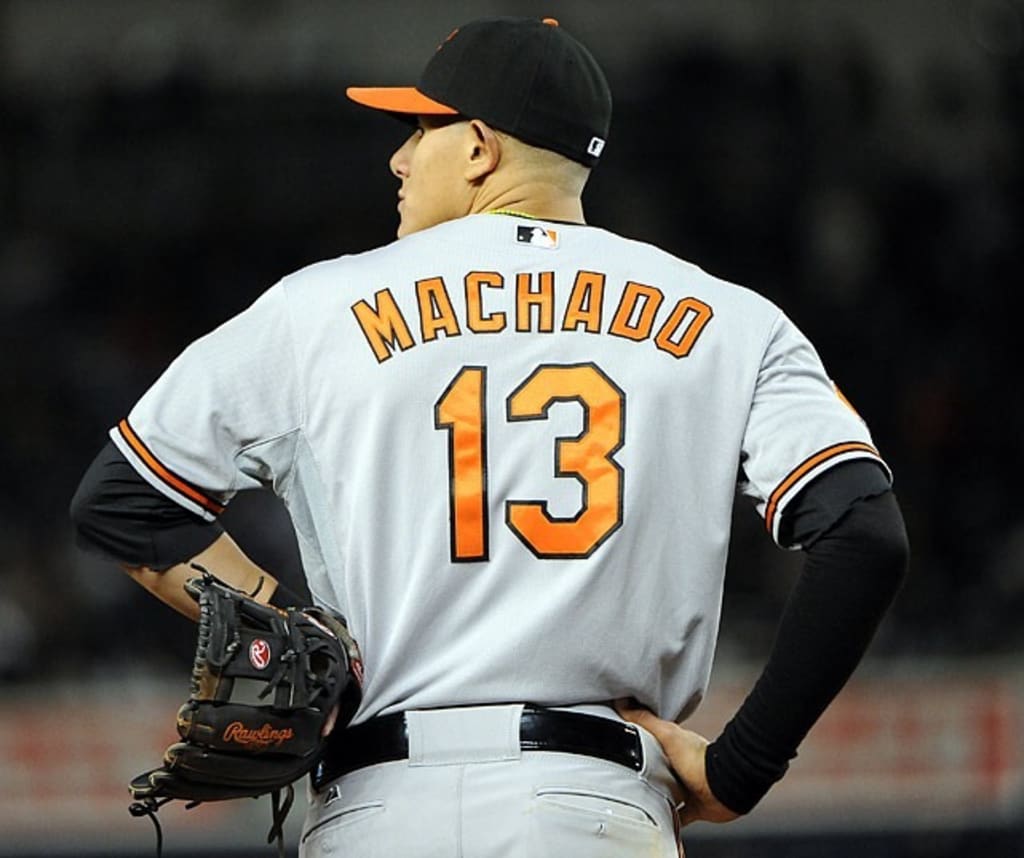 O's Machado in the bigs