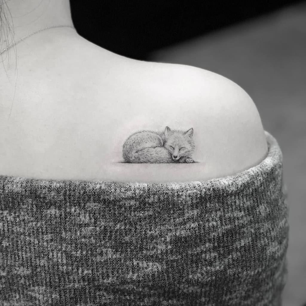 Former Cartoonist Creates Cute Animal Tattoos To Show You A Life On The  Wild Side  Design You Trust