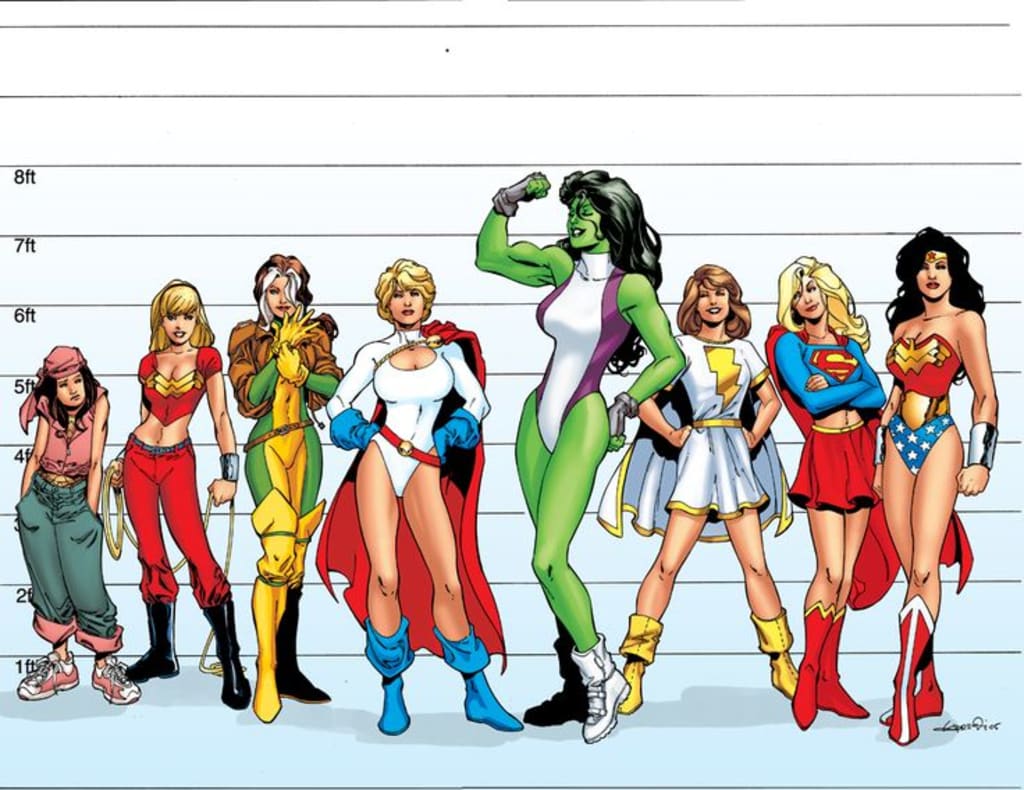 Iconic female Superheroes