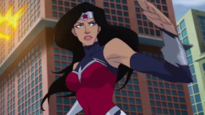 Diana Defeating Medusa - Wonder Woman: Bloodlines, Wonder Woman: Bloodlines  is a 2019 American direct-to-video animated superhero film focusing on the  superheroine Wonder Woman and is the 13th installment