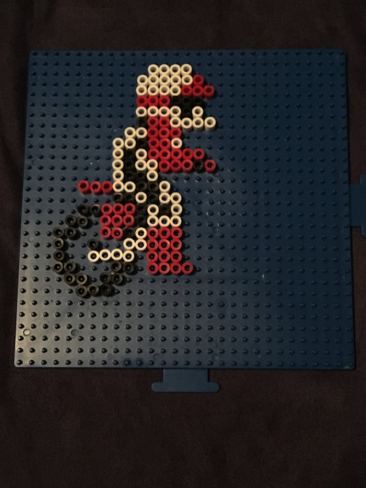 Excitebike' Perler Bead DIY