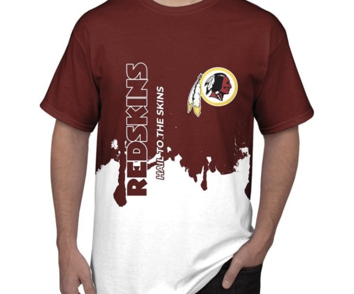 Washington Whiteskins - Washington Redskins - T-Shirt