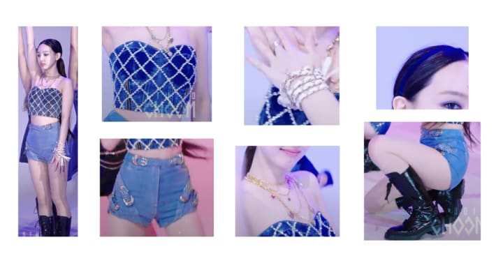 minaron on X: NAYEON IN THE DENIM BUTTERFLY TOP FOR STUDIO CHOOM   / X