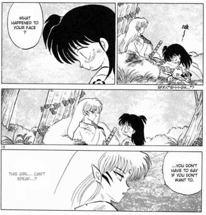 Hanyo no yashahime  Rin and sesshomaru, Sesshomaru, Inuyasha