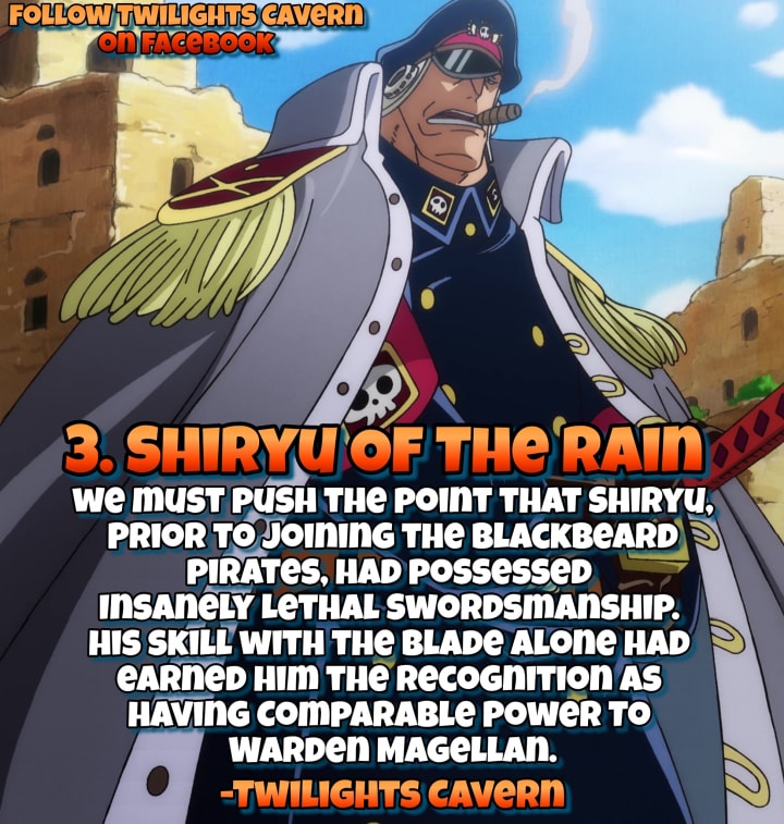 One Piece Gold - Shiryu of The Rain He's Such a Strong