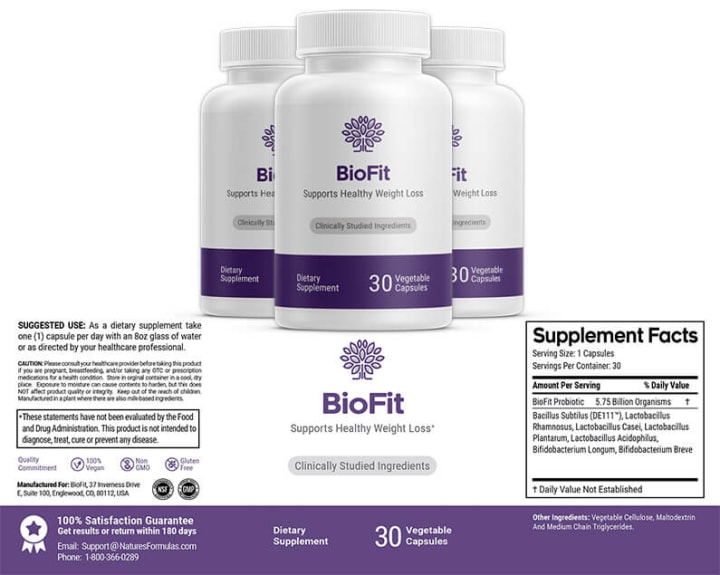 Biofit Probiotics: Your Secret Weapon for Weight Loss and Improved