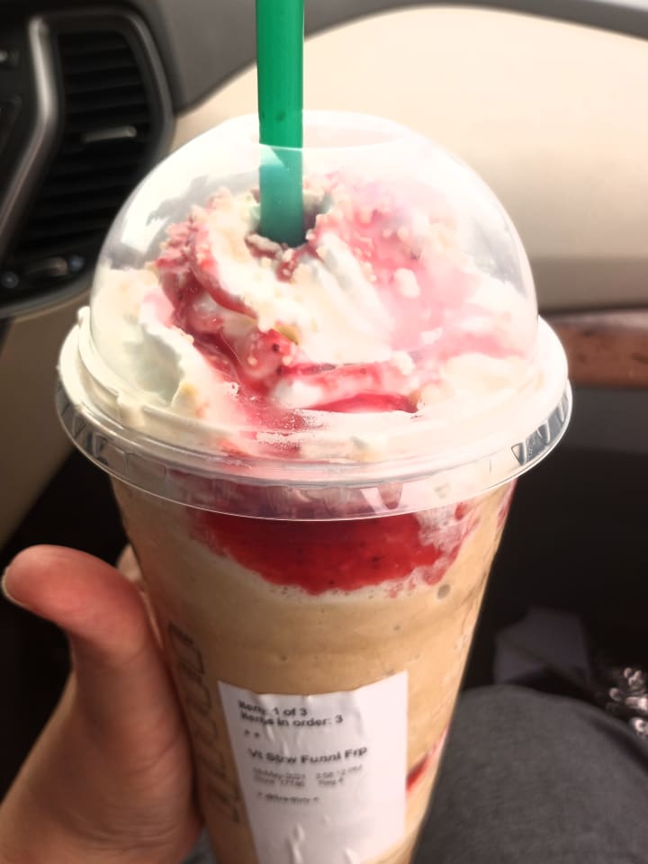 Strawberry Funnel Cake Frappuccino Is the Latest New Starbucks Drink