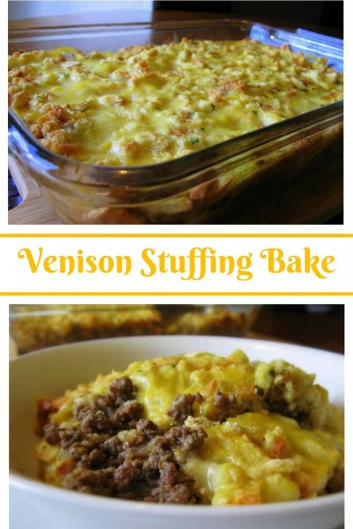 Venison Stuffing Bake Feast