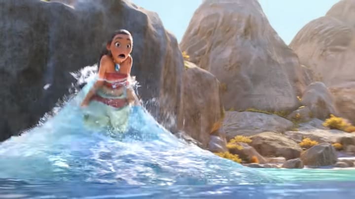 Moana & Maui in Water