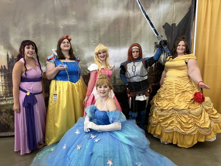 Five Disney Princesses and a Mandalorian: A Photo Essay