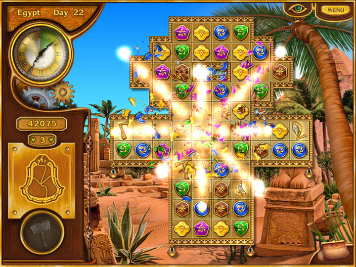 Ancient Egypt - match 3 game - Play UNBLOCKED Ancient Egypt - match 3 game  on DooDooLove