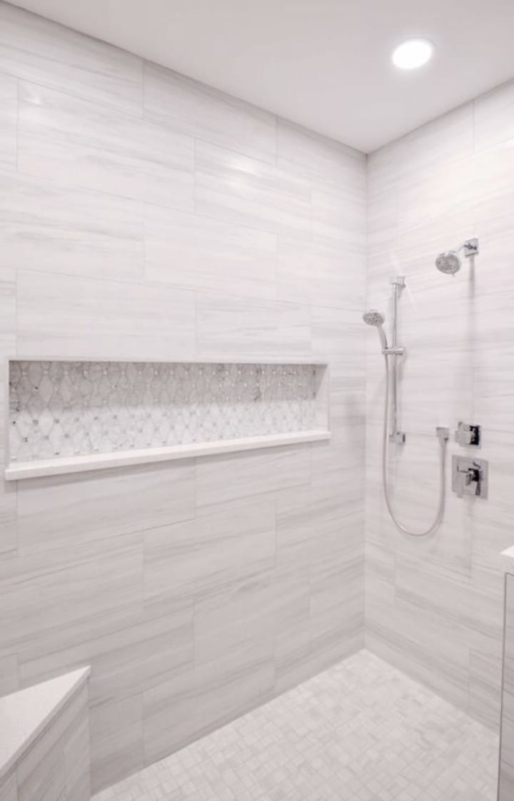 A Shower Niche Is an Absolute Must-Have in Your New Bathroom