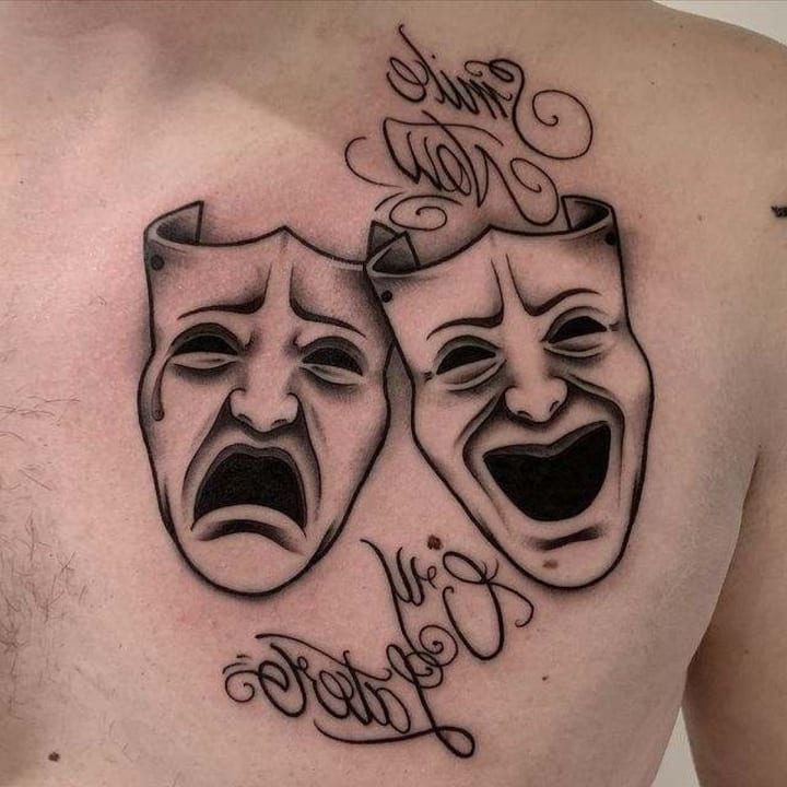 10+ Gangster Laugh Now Cry Later Tattoo Ideas and Meaning