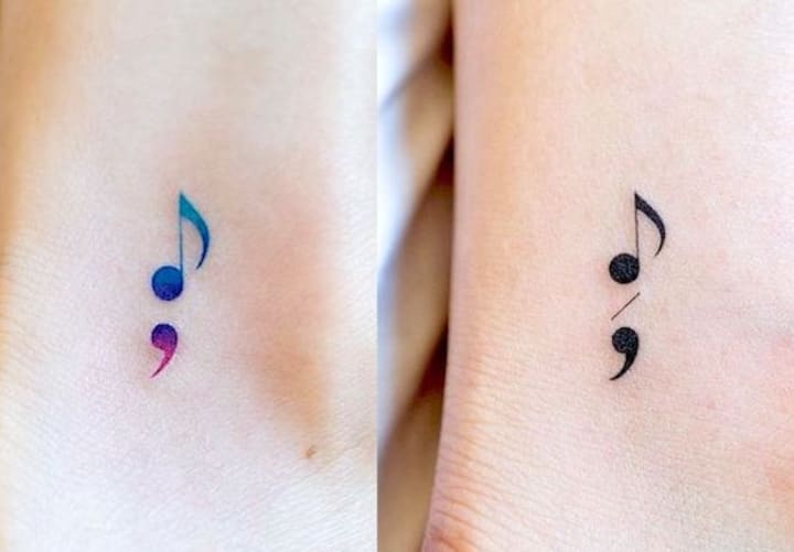89 Semicolon Tattoo Ideas That Are Beautifully Done  Tattoo Glee