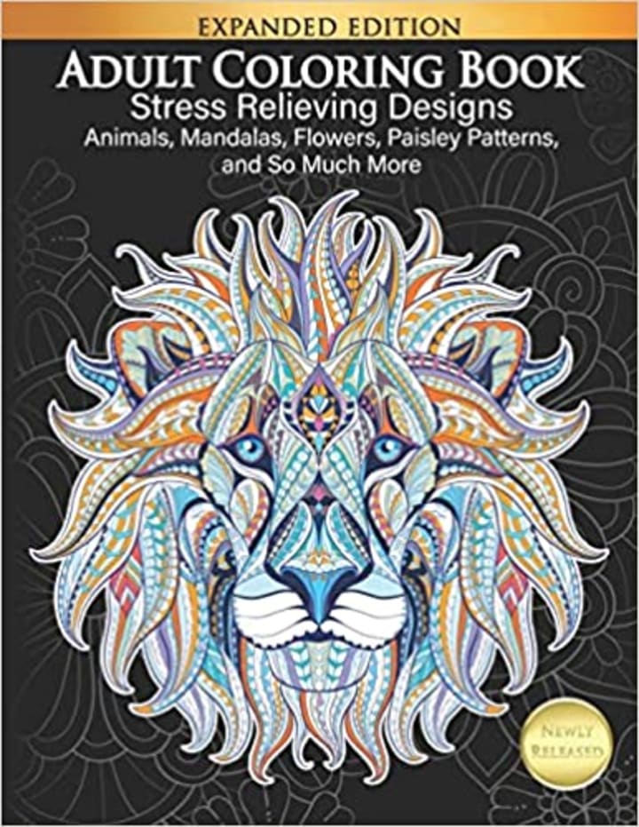 Top 10 Best Adult Coloring Books for Stress Relief and Relaxation