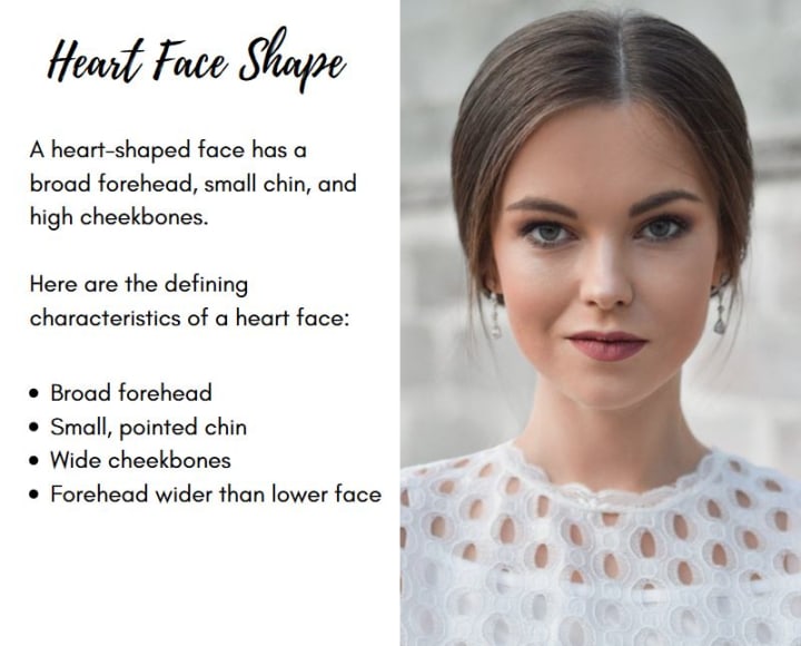 HAIR TALK: HEART SHAPED FACE  Heart face shape, Face shapes, Face