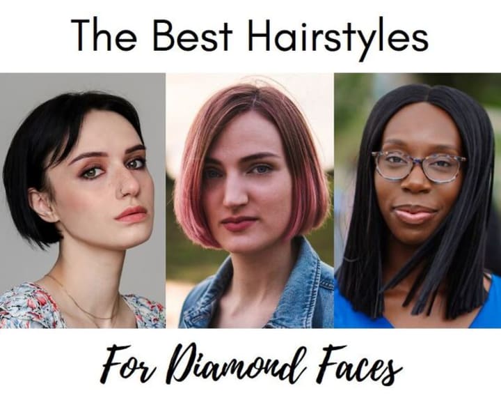 The Best Hairstyles For Diamond Face: A Complete Guide, by Hiart Hair