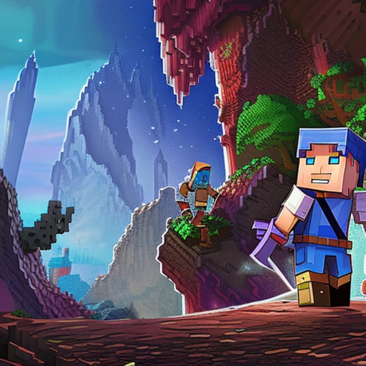 The legend of Minecraft: Adventure of Steve Minecraft Map