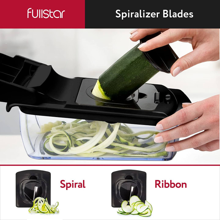 Effortlessly Chop and Spiralize Your Vegetables with Fullstar Vegetable  Chopper and Spiralizer with Container [April 2023]