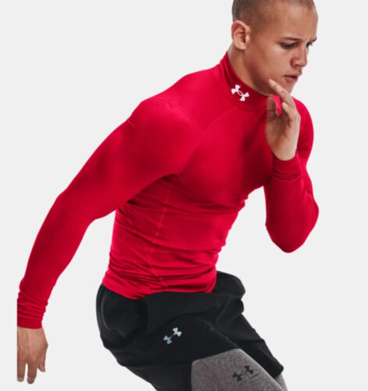 Nike Pro Hyperwarm Long Sleeve Compression Mock Top