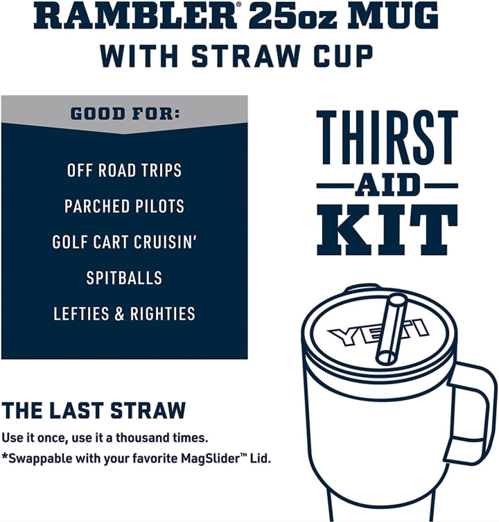 Comparing YETI Rambler 35 oz and 25 oz Straw Mugs: Finding the