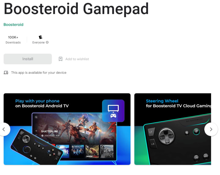 Do you want to play Boosteroid games on the big screen but don't have a  gamepad?🎮No problem! Install the Boosteroid Gamepad App on your…
