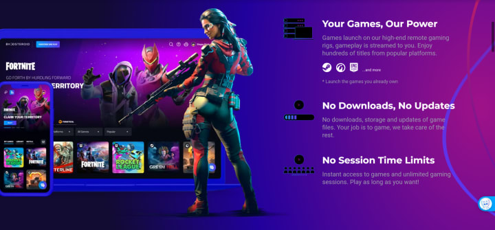 FORTNITE SUBMUNDO na TV SAMSUNG via APP do BOOSTEROID CLOUD GAMING