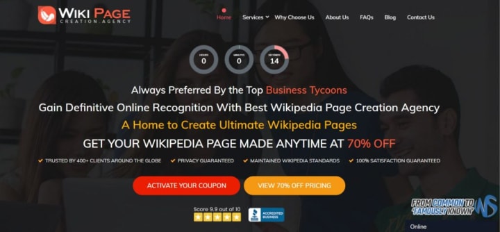 Wikipedia Page Creation Agency