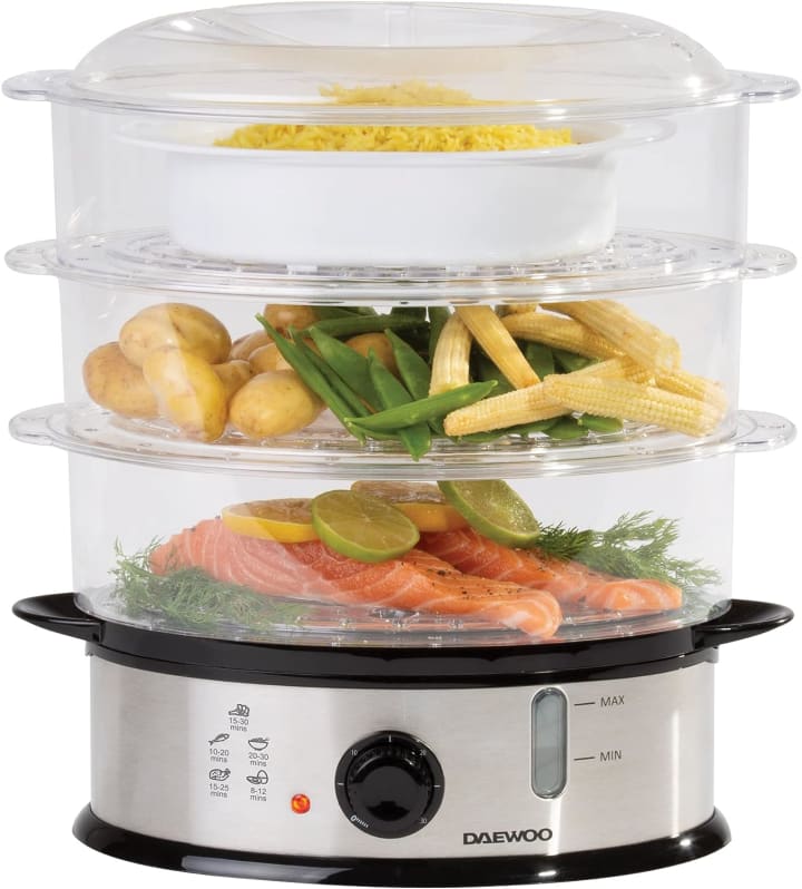 Salter 3 Tier Food Steamer Pot