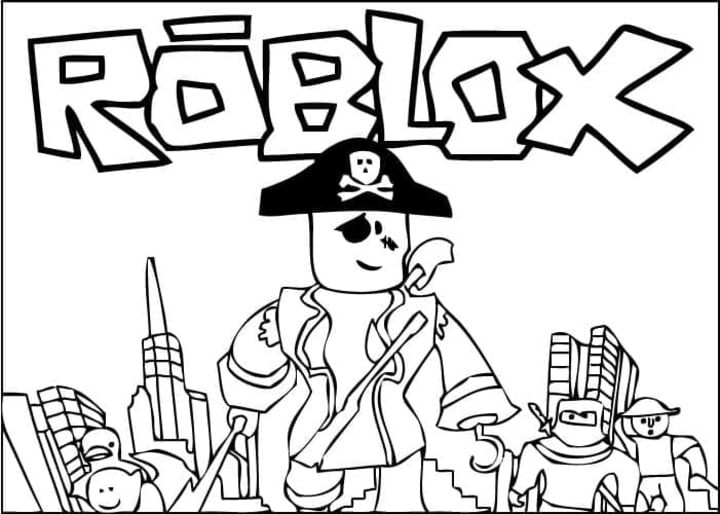 Roblox coloring pages - ColoringLib